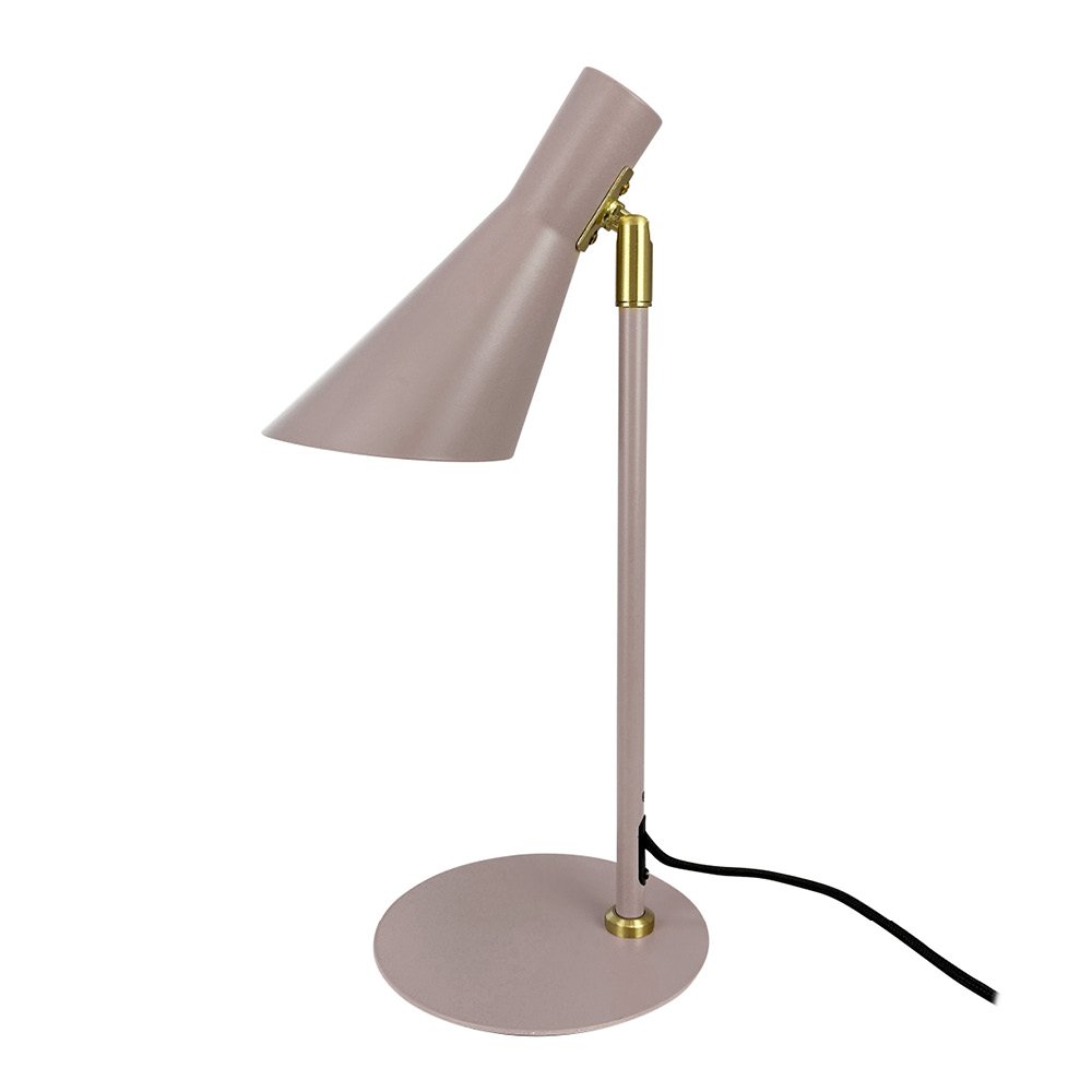 Dyberg Larsen  DL12 mini Pöytävalaisin 39,5 cm Beige/Messinki
