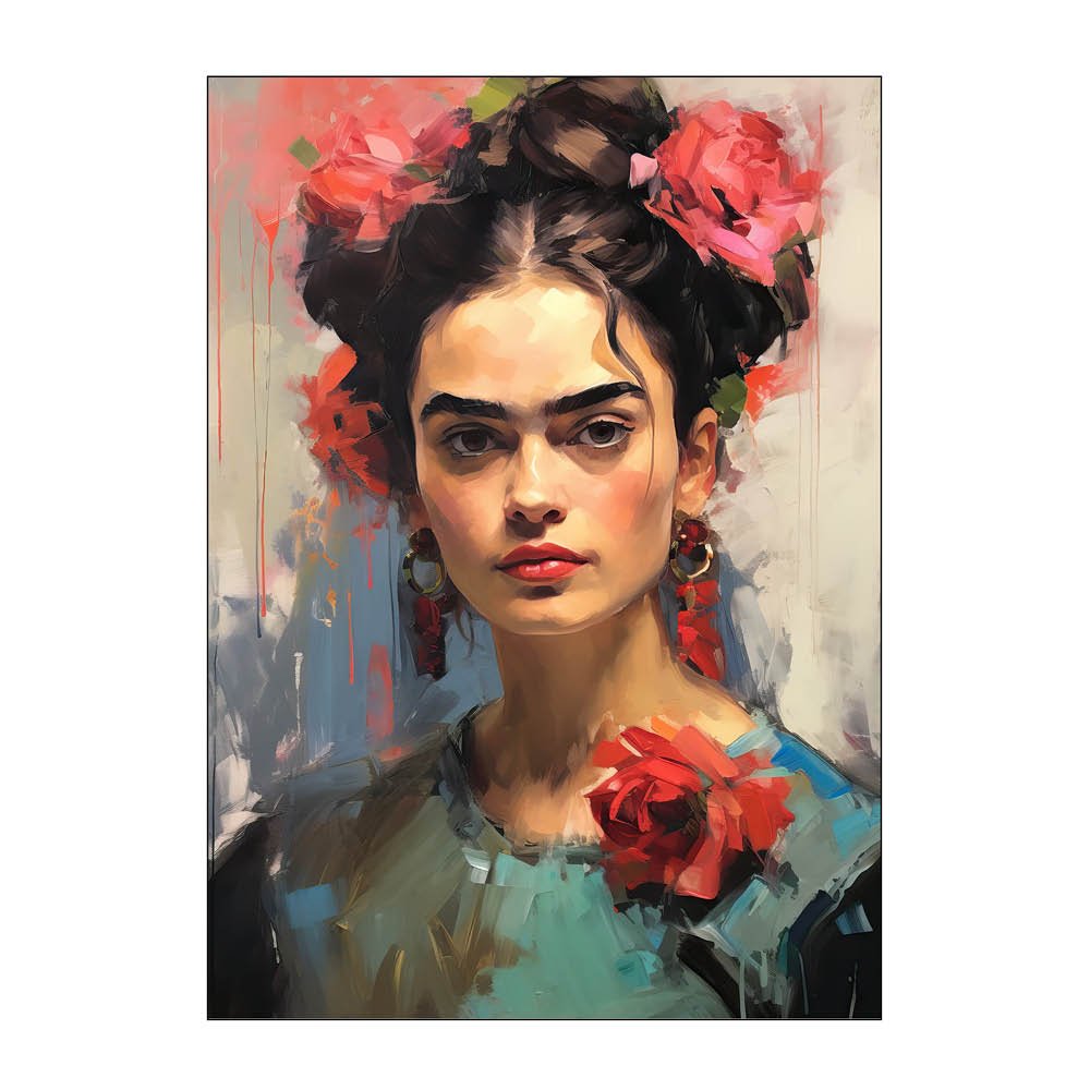 Poster & Frame  Atelier Imaginare Juliste 50x70 cm Frida kahlo 2