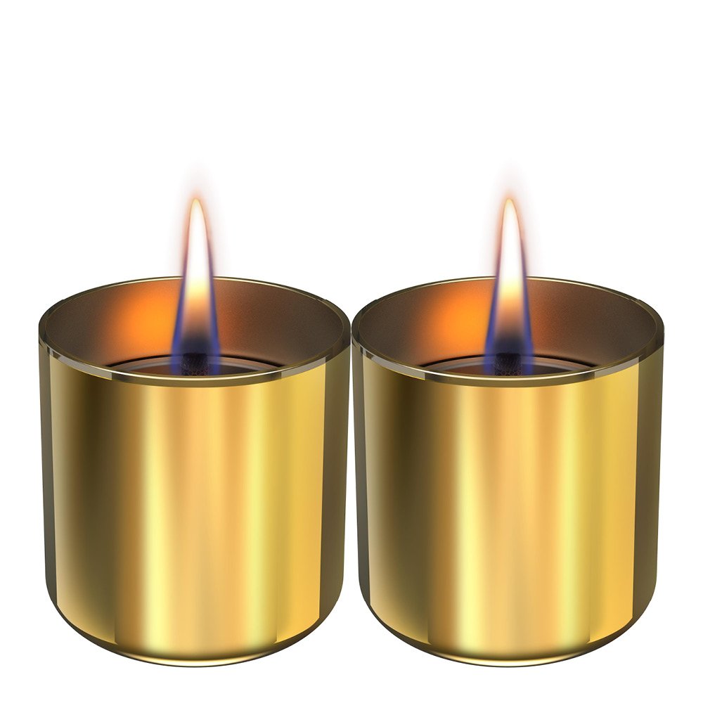 Tenderflame  Lilly Sisustustuli 8 cm 2 kpl Kulta