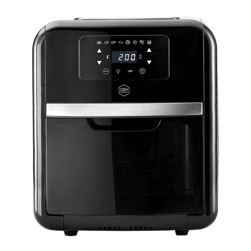 OBH Nordica  Easy Fry Oven & Grill Airfryer 11 L 9in1 Musta