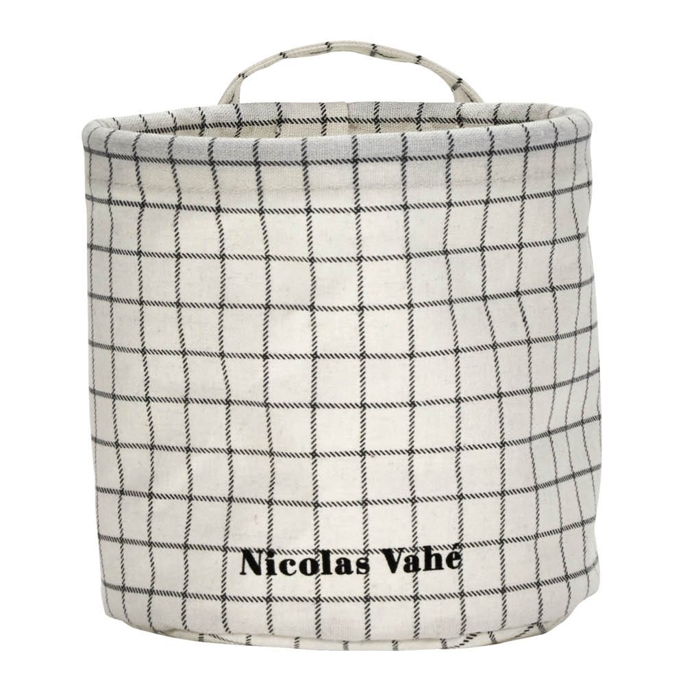 Nicolas Vahé  Nicolas Vahé Säilytyskori 15x15 cm Musta/Valkoinen