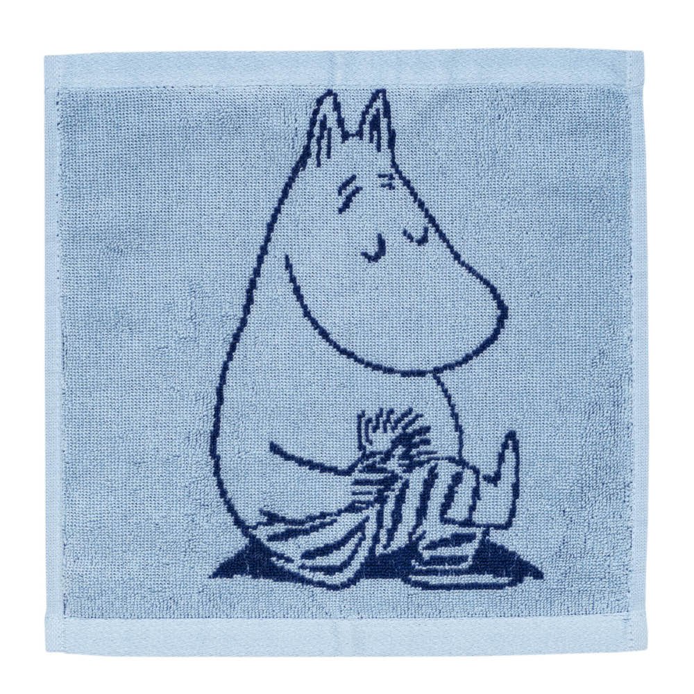 Moomin Arabia  Muumi Pyyhe Muumipeikko 25x25 cm Tummansininen