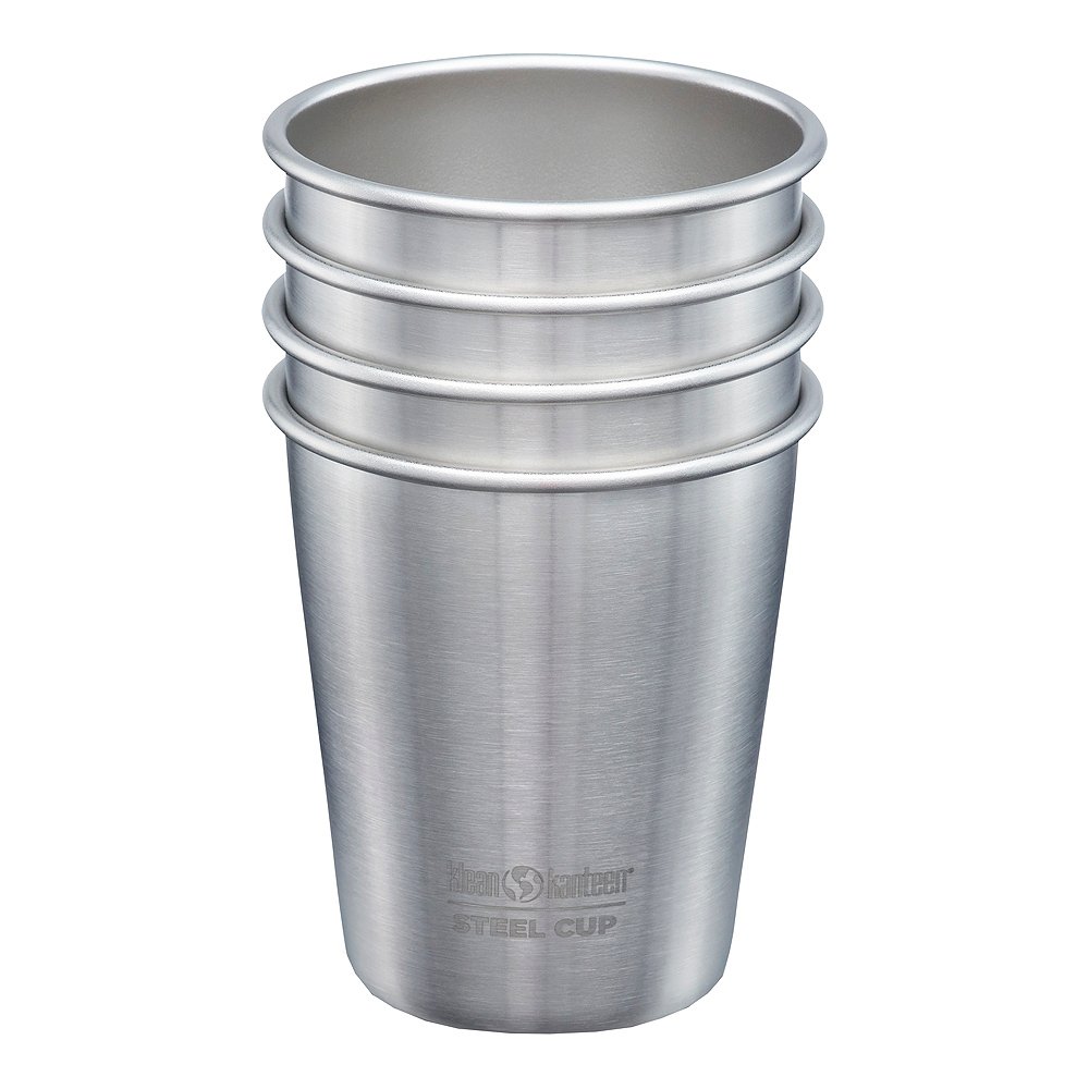 Klean Kanteen  Steel Cup Muki 296 ml 4 kpl Harjattu teräs