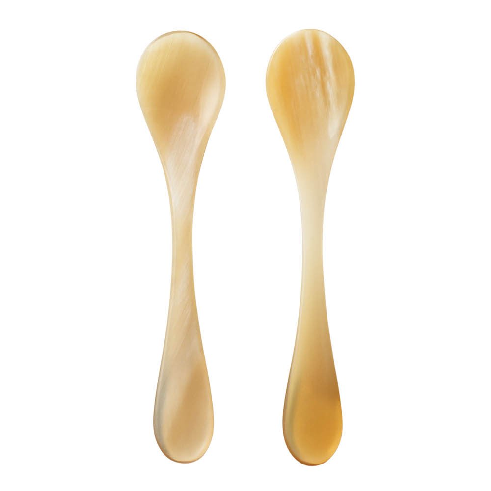 Georg Jensen  Indulgence Kaviaarilusikka 9,5 cm 2 kpl Sarvi