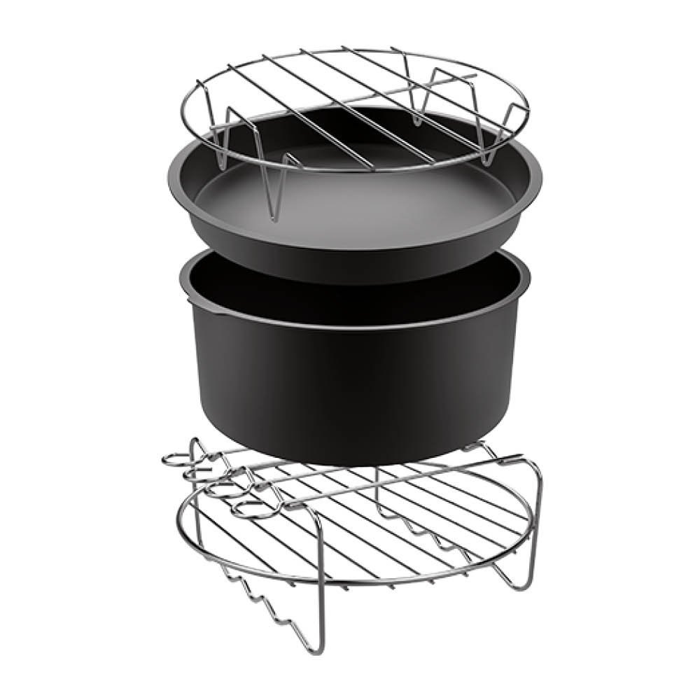 OBH Nordica  Easy Fry Airfryer tarvikkeet XXL Musta