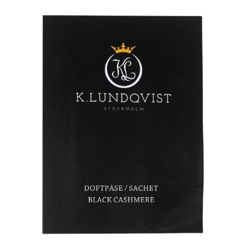 K. Lundqvist Stockholm  Black Cashmere Tuoksupussi