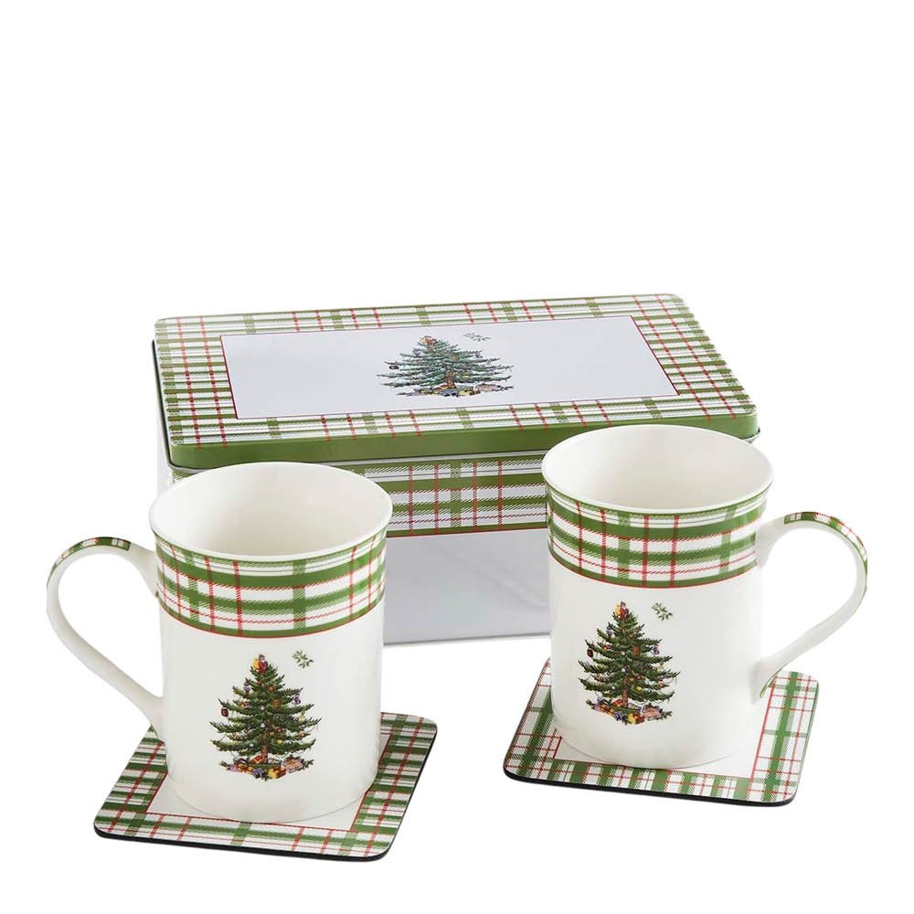 Spode Christmas Tree 2025 Muki 34 cl ja Lasinalunen