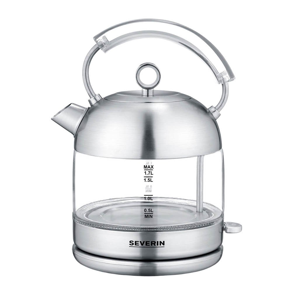 Severin  Retro vedenkeitin WK3459 1,7L 2400W harjattu teräs/lasi