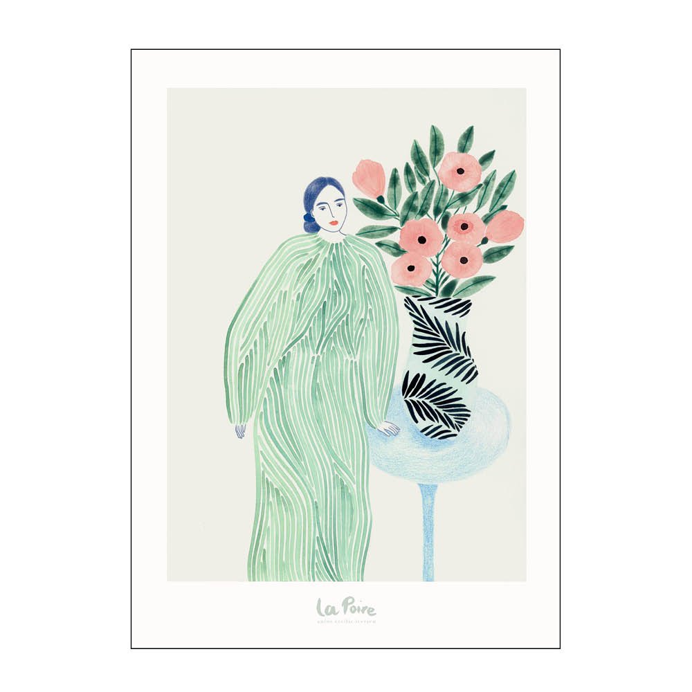 Poster & Frame  La Poire Juliste 50x70 cm Poppy pause