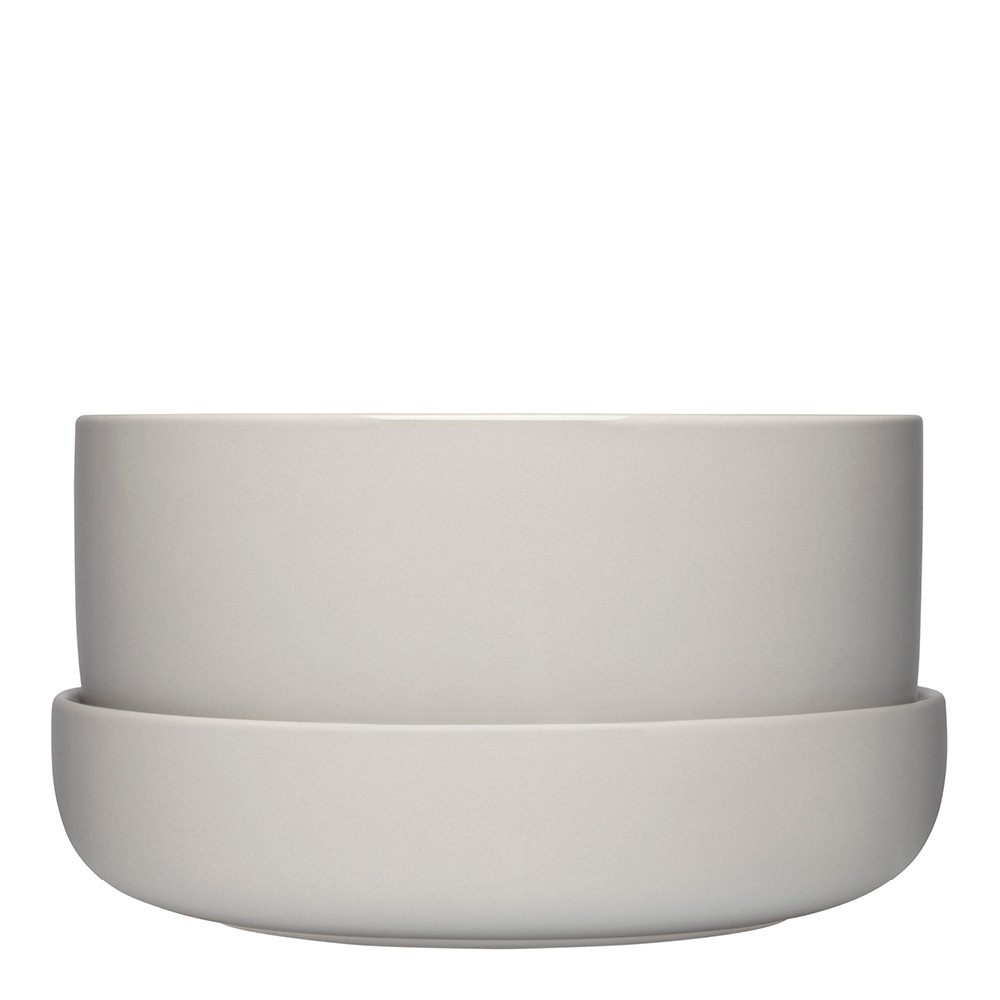 iittala  Nappula Kukkaruukku 24x13 cm Vaaleanharmaa