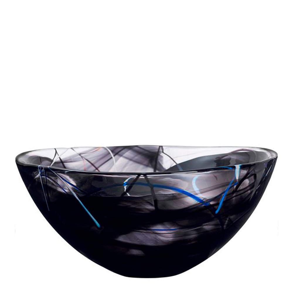 Kosta Boda  Contrast Kulho 35 cm Musta