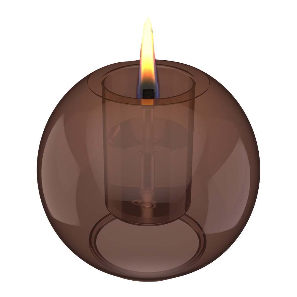 Tenderflame  Globus Sisustustuli 8 cm amber