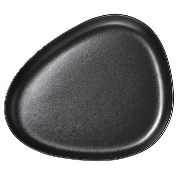 LIND DNA  Curve Stoneware Tarjoiluastia 35x30 cm Musta