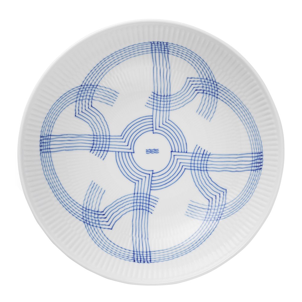 Royal Copenhagen  Motif Kulho 21,5 cm Sininen/Valkoinen
