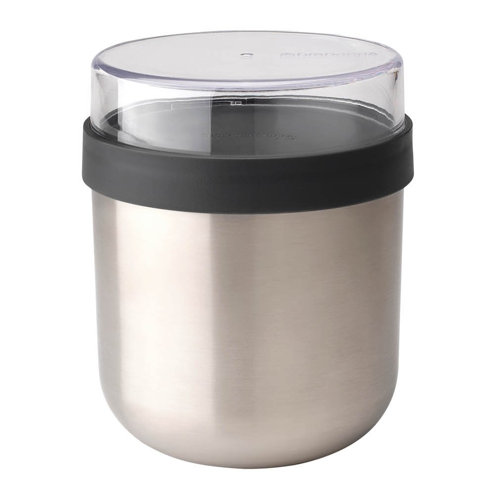 Brabantia  Make & Take ruokatermos 0,5 l tummanharmaa