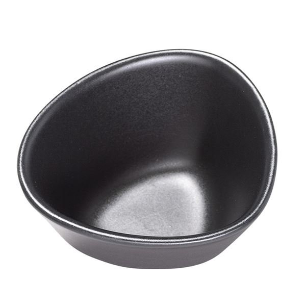 LIND DNA  Curve Stoneware Kulho 11x10 cm Musta
