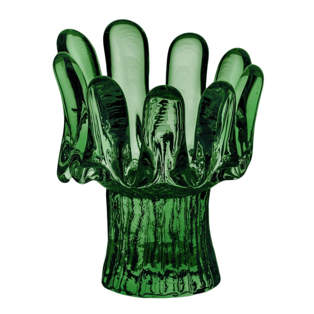 Kosta Boda  Sunflower Kynttilälyhty 11,5 cm Emerald green