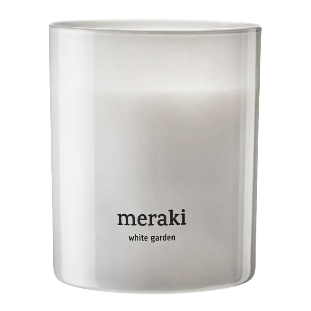 Meraki Tuoksukynttilä White Garden 9,5x8 cm Valkoinen