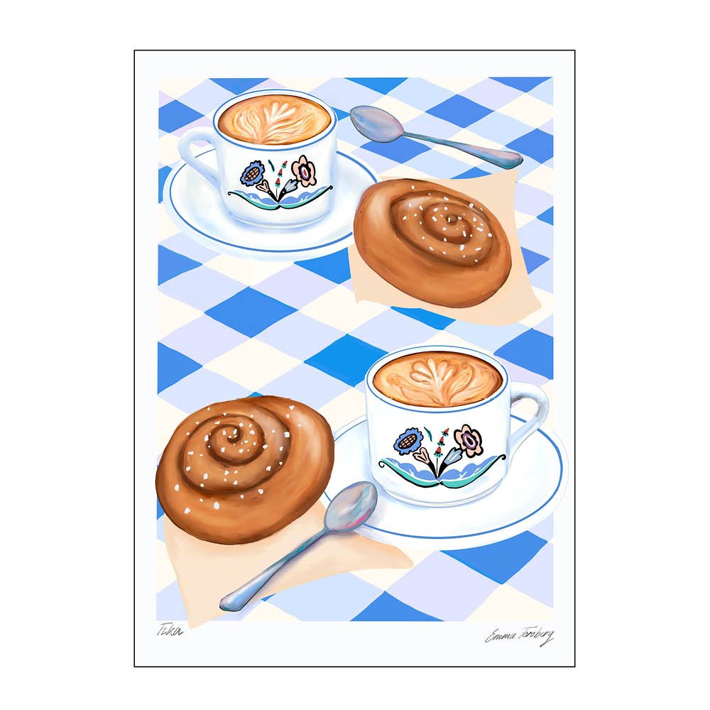 Poster & Frame  Emma Forsberg Juliste 50x70 cm Fika