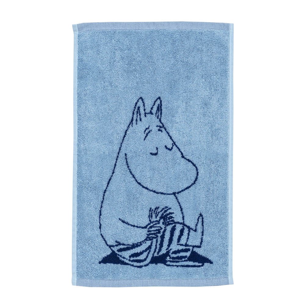 Moomin Arabia  Muumi Käsipyyhe Muumipeikko 30x50 cm Tummansininen