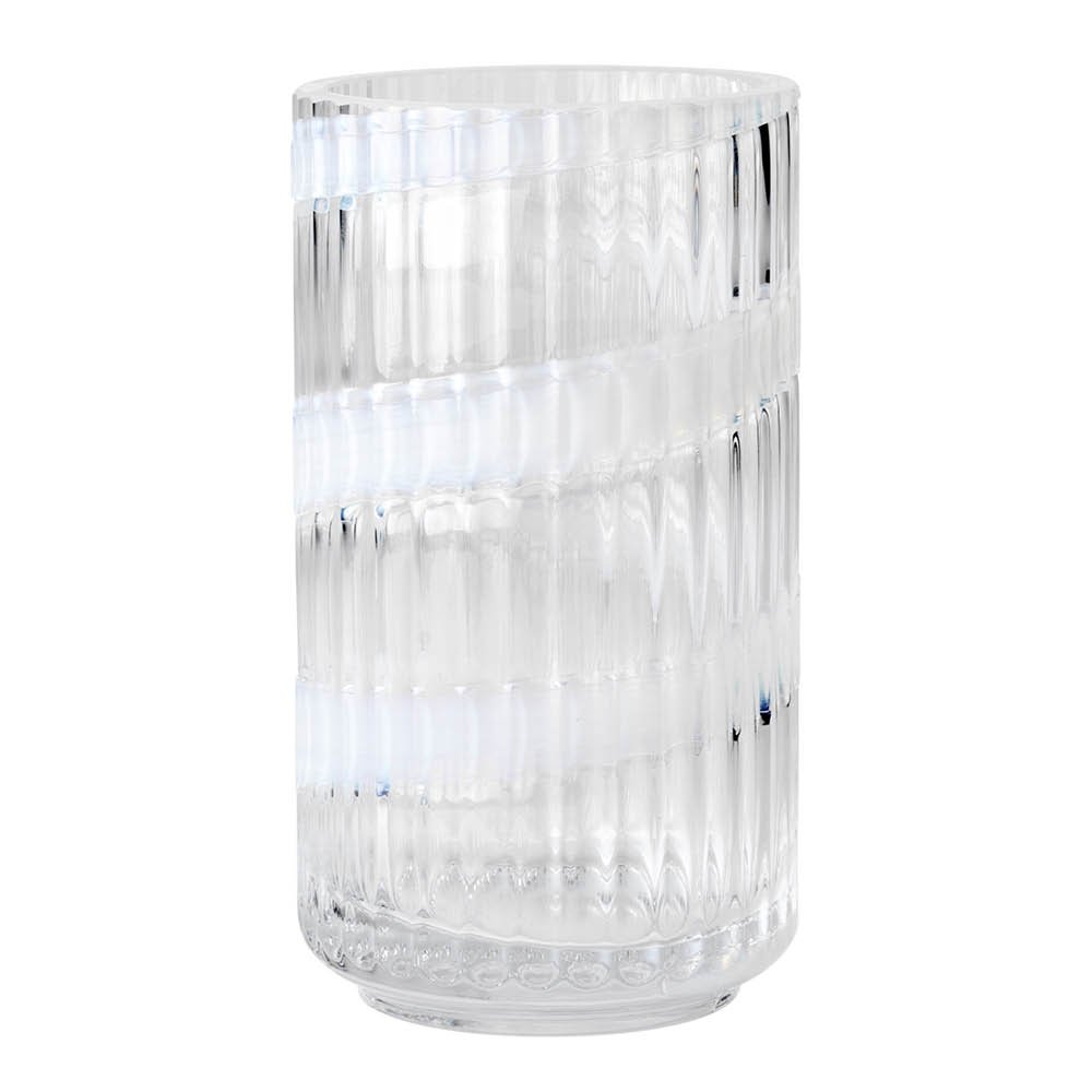 Lyngby Porcelæn  Lyngby Maljakko 15,5 cm Swirl White