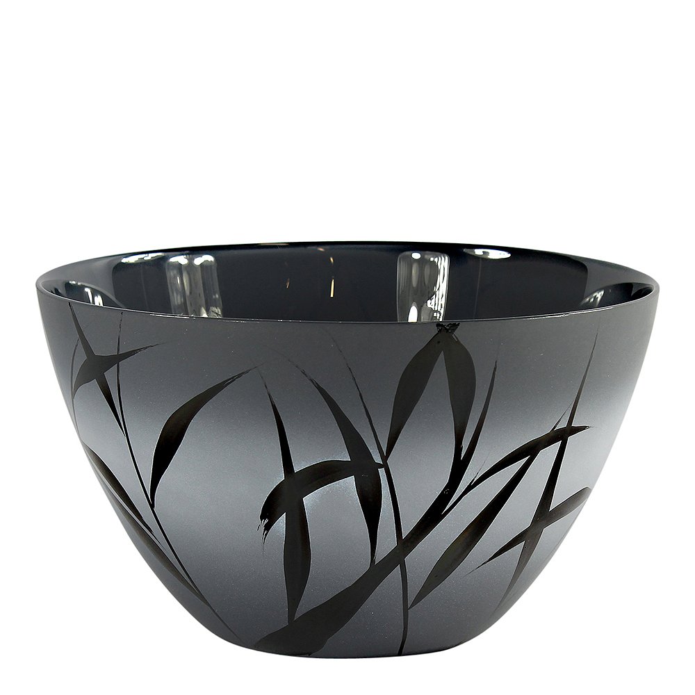 Nybro Crystal  Nebbioso Kulho 24 cm Harmaa