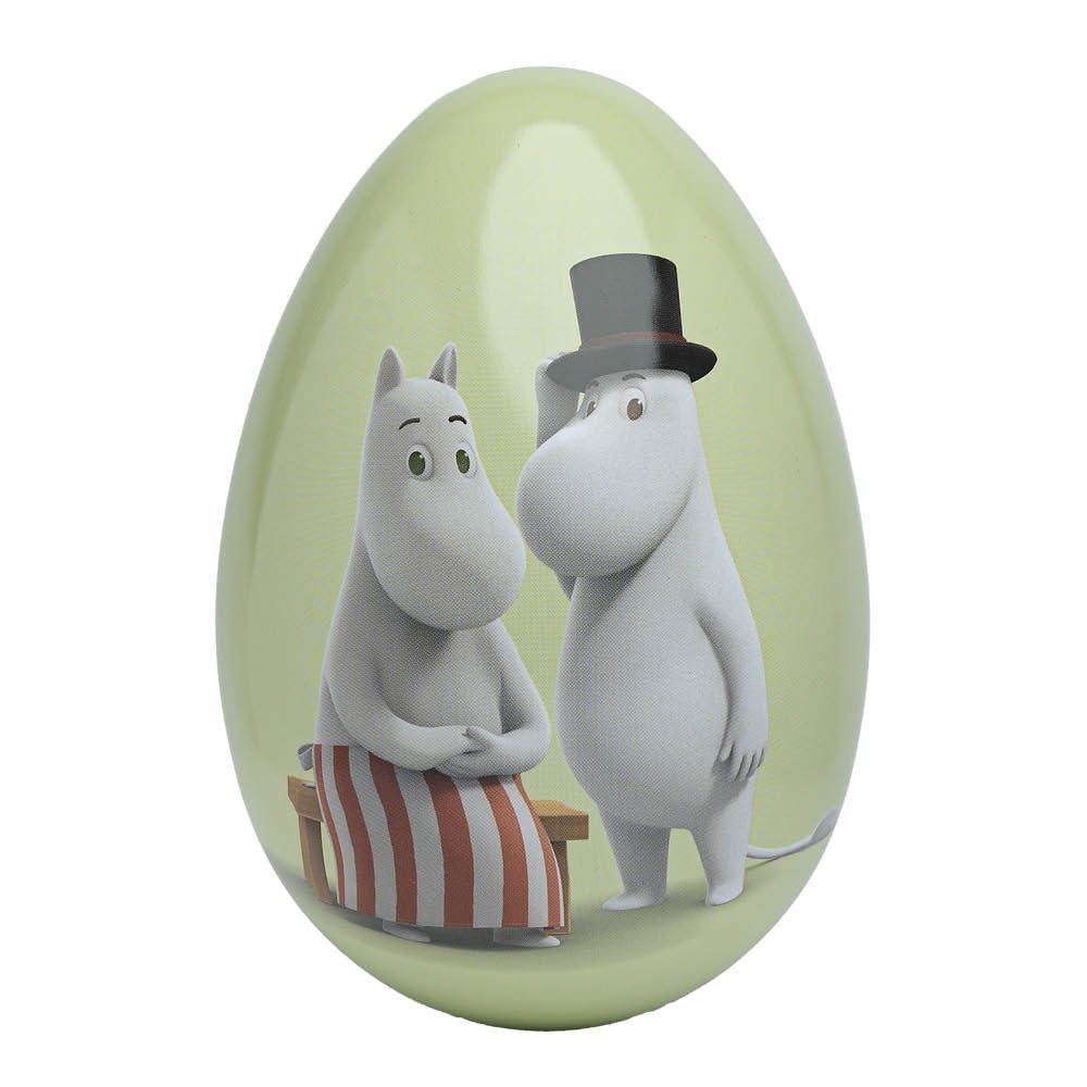 Moomin  Muumi Pääsiäismuna metalli 15 cm Vanhemmat Vihreä