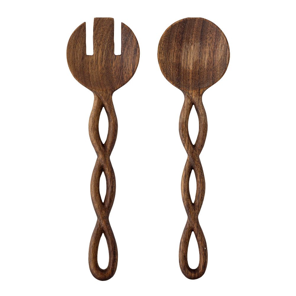 Bloomingville  Pinar Salaattiottimet 24x7,5 cm 2 kpl Akaasia