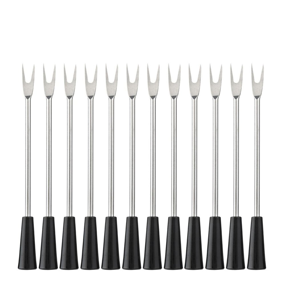 Laguiole Style de Vie  Laguiole Tapashaarukka 12 kpl Musta