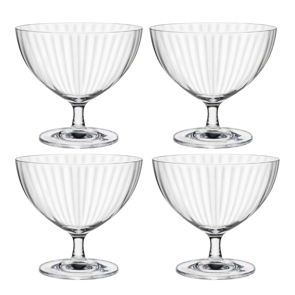 Modern House  Timeless Kulho jalallinen 42 cl 4 kpl Kirkas