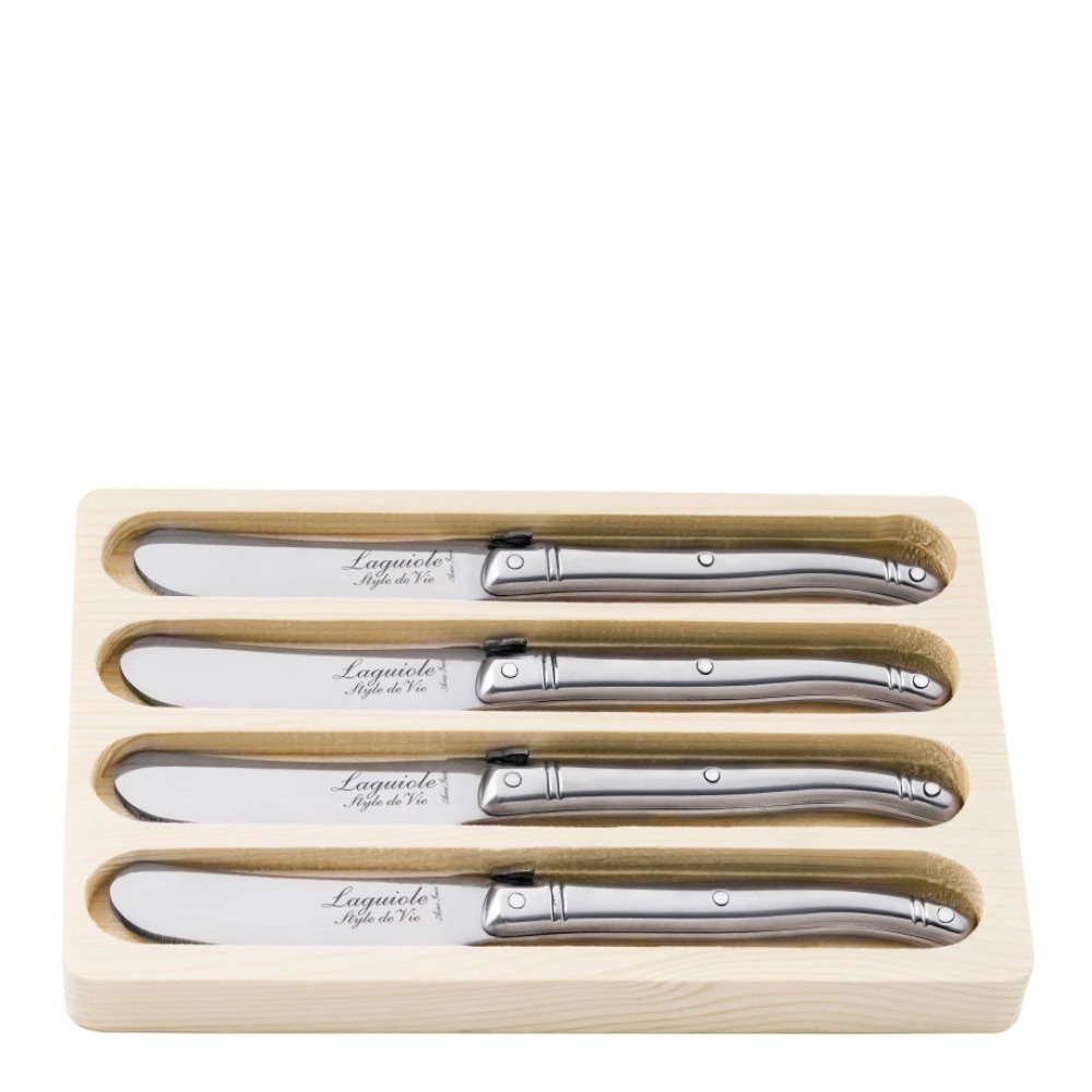 Laguiole Style de Vie  Laguiole Voiveitsi 4 kpl Ruostumaton teräs