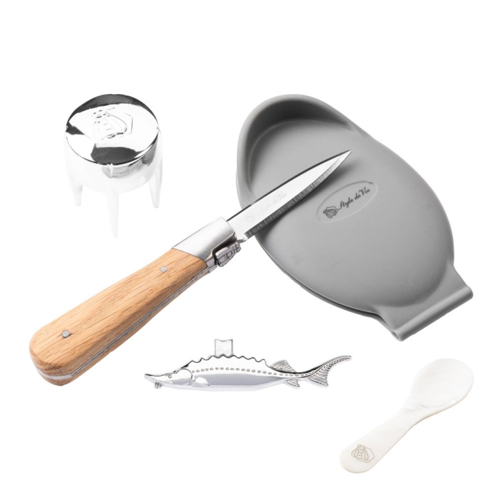 Laguiole Style de Vie  Oisteriveitsi 5 kpl Tammi