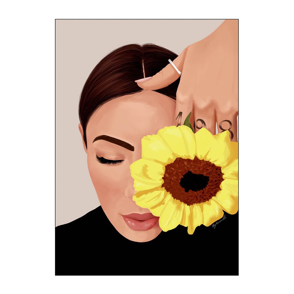 Poster & Frame  ByKammille Juliste 50x70 cm Bloom