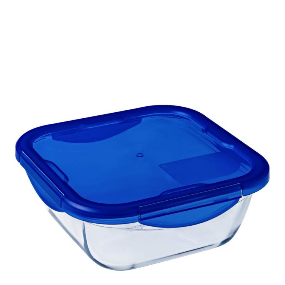 Pyrex  Cook & Go Säilytyspurkki 0,8 L Sininen/Kirkas