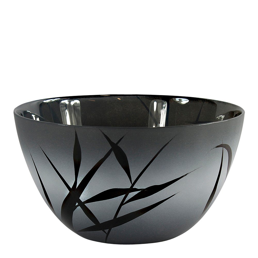 Nybro Crystal  Nebbioso Kulho 21 cm Harmaa