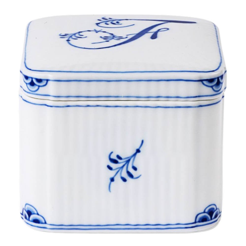 Royal Copenhagen  Alphabet Collection Bonbonnier Purkki 13 cl F