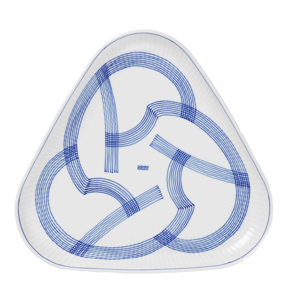 Royal Copenhagen  Motif Tarjoiluvati 23 cm Sininen/Valkoinen