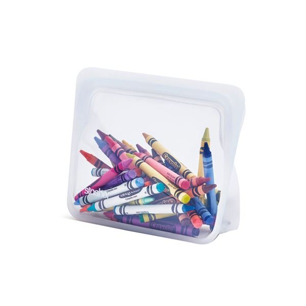 Stasher  StandUp Silikonipussi Mini 0,83L Kirkas