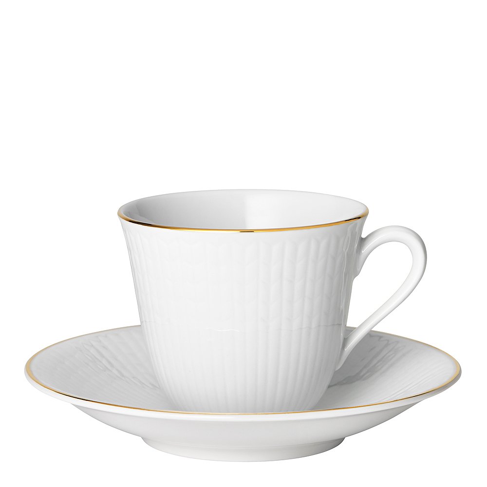 Rörstrand  Swedish Grace Gala Kahvikuppi ja aluslautanen 16 cl