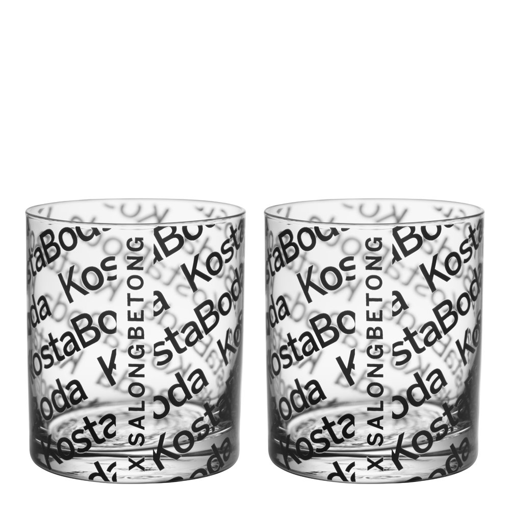 Kosta Boda  Salong Betong Viskilasi 28 cl 2 kpl