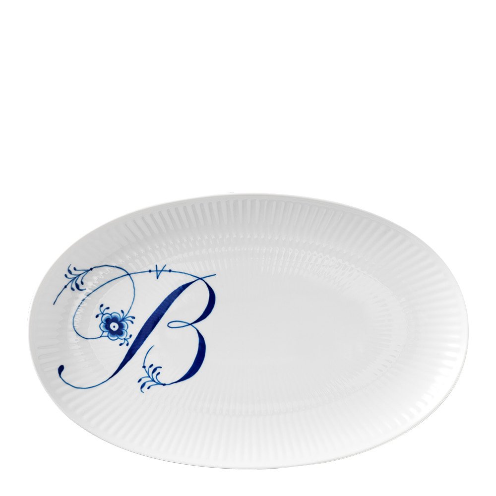 Royal Copenhagen  Alphabet Collection Lautanen soikea 23 cm B