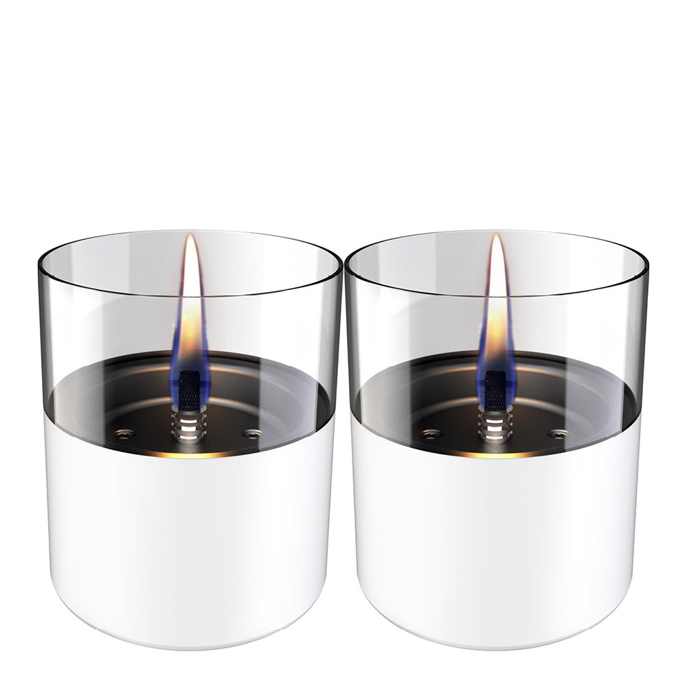 Tenderflame  Lilly Sisustustuli 10 cm 2 kpl Valkoinen