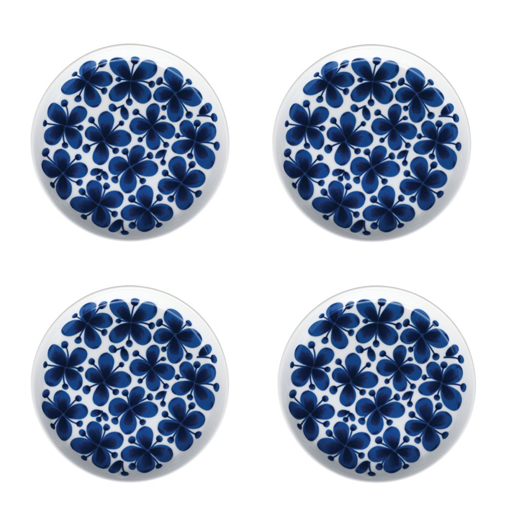 Rörstrand  Mon Amie Lautanen 18 cm 4 kpl Valkoinen/Sininen