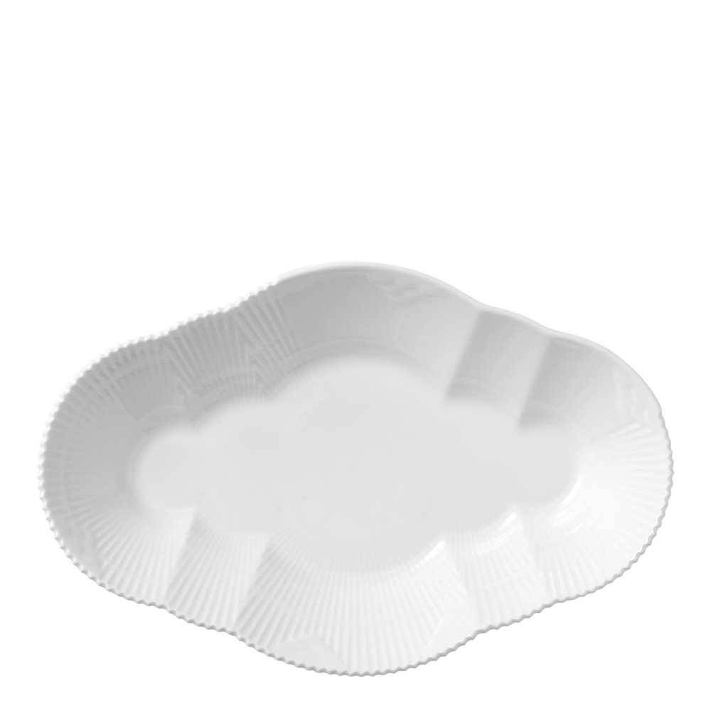 Royal Copenhagen  White Elements Tarjoiluastia 23 cm