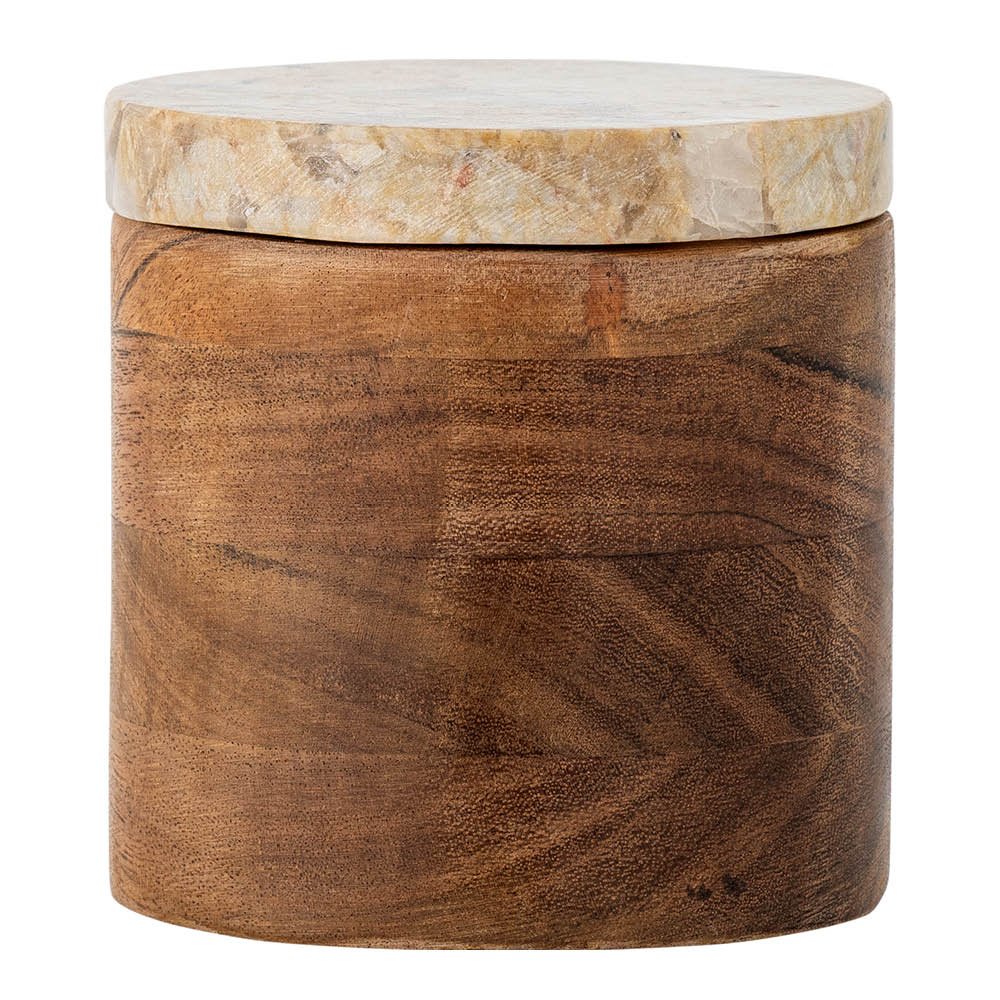 Bloomingville  Lisanne Purkki kannella 10x10,5 cm Luonnonväri