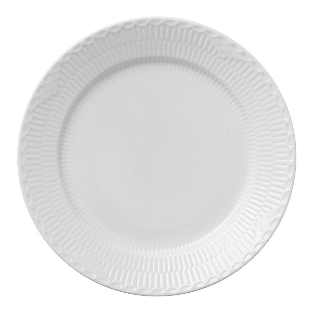 Royal Copenhagen  White Fluted Half Lace Lautanen 27 cm