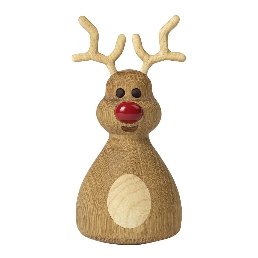 Spring Copenhagen  Woozie Puukoriste poro 12 cm Tammi
