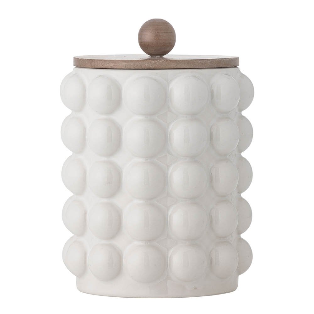 Bloomingville  Madge Purkki kannella 130 cl Valkoinen