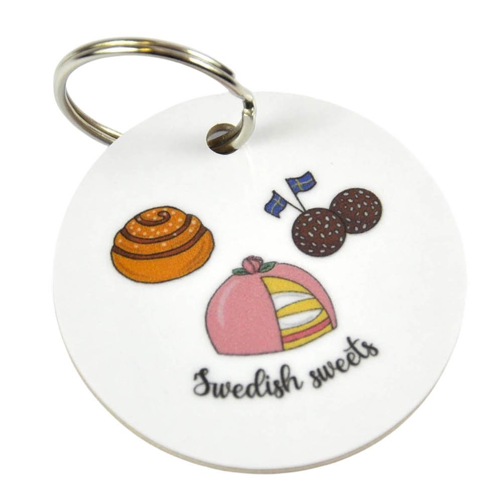 Mellow Design  Avainrengas 5 cm Swedish Fika Sweets