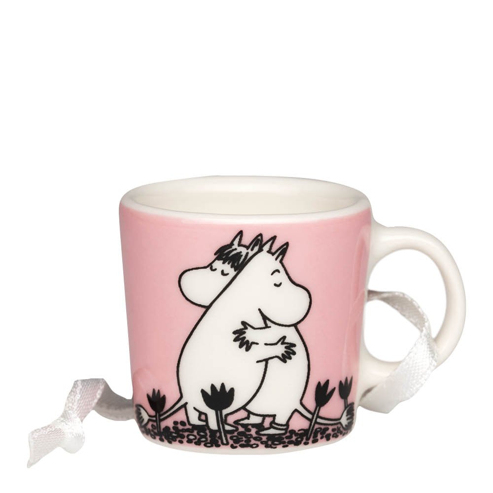 Moomin Arabia Muumimuki mini 3 cm Rakkaus vaaleanpunainen (Lahjapakkaus)